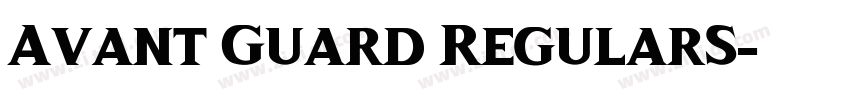 Avant Guard RegularS字体转换